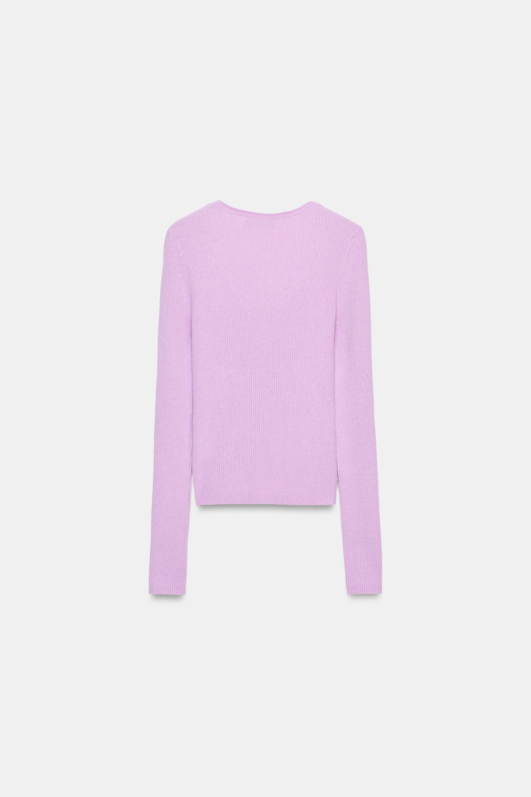WOOL RIBBED JUMPER